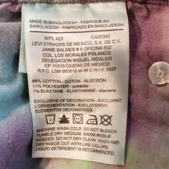SIGNATURE By Levi Strauss Slim Tye Dyed Jeans - Picture 9 of 10